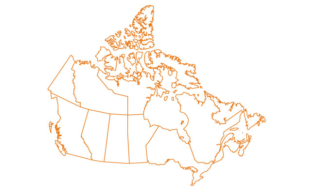LICENSE TYPE- SCHOOL PSYCHOLOGIST CANADA MAP