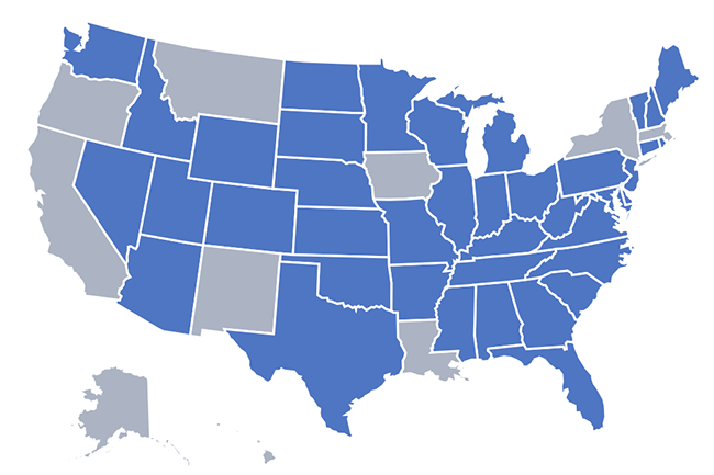 PSYPACT map