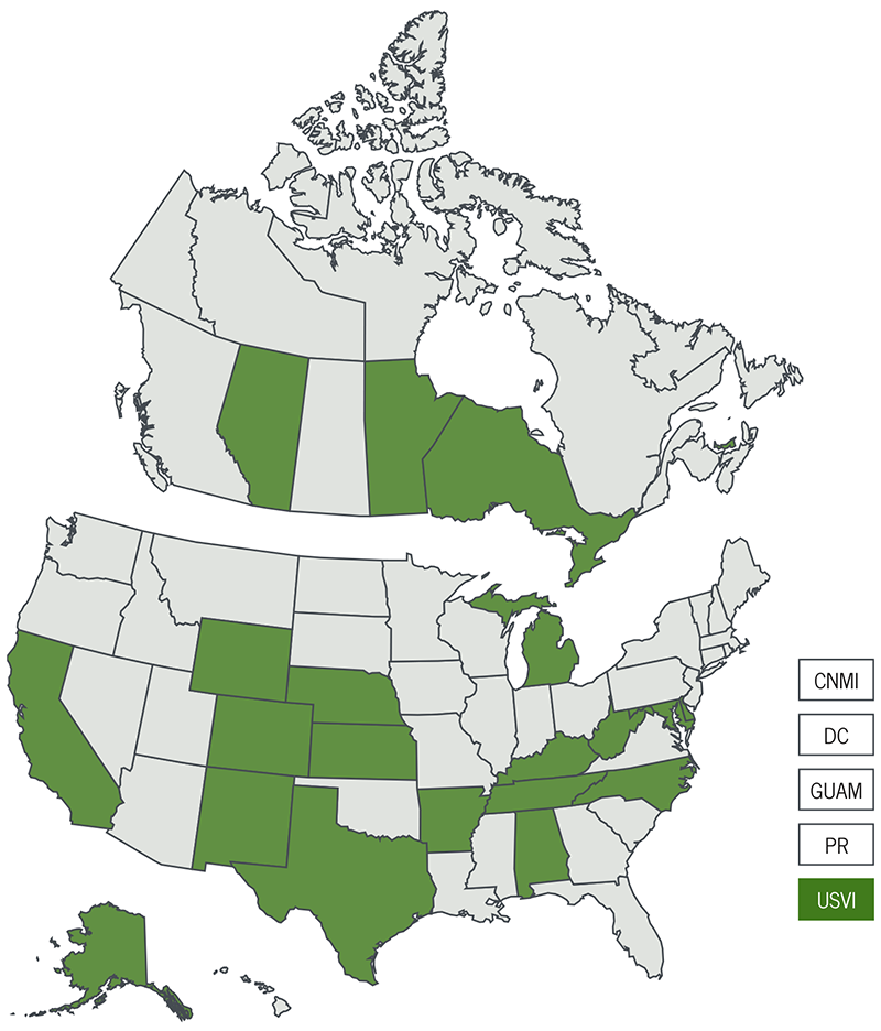 License Type 3 License Type | Psychological Associate map