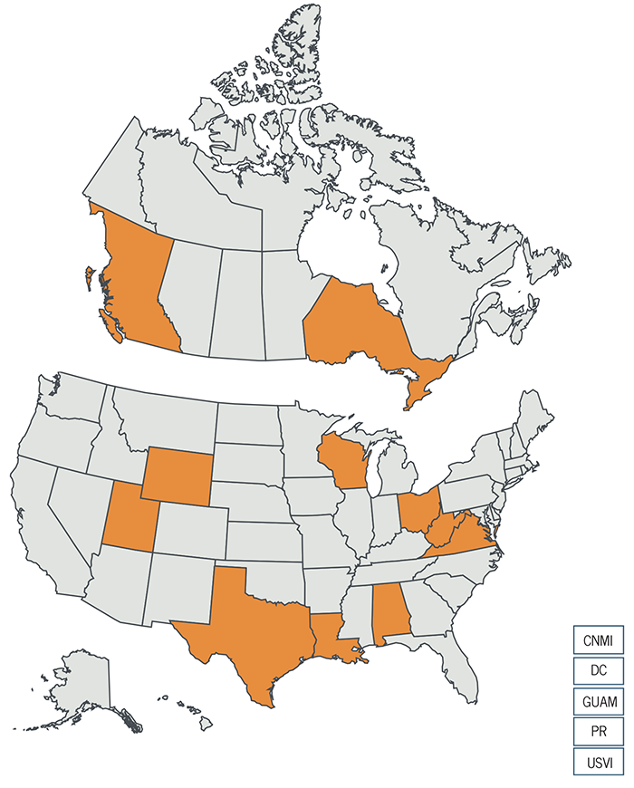 License Type 4 License Type | School Psychologists map